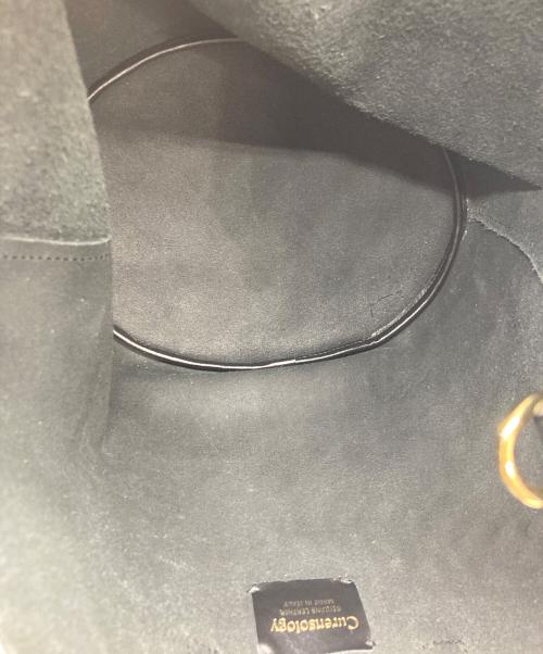 Curensology（カレンソロジー）Curensology (カレンソロジー) ニューレザーヘルメットバッグ ブラックの古着・服飾アイテム