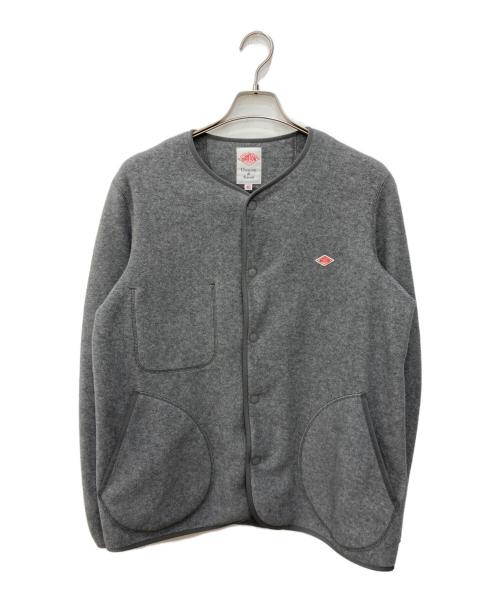 DANTON（ダントン）DANTON (ダントン) ノーカラー フリース ジャケット グレー サイズ:40の古着・服飾アイテム