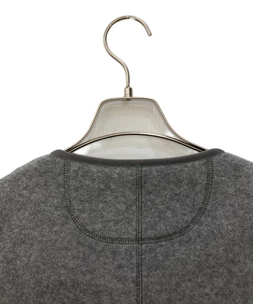DANTON（ダントン）DANTON (ダントン) ノーカラー フリース ジャケット グレー サイズ:40の古着・服飾アイテム