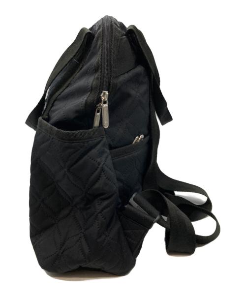LeSportsac（レスポートサック）LeSportsac (レスポートサック) DOUBLE TROUBLE BACKPACK ブラックの古着・服飾アイテム