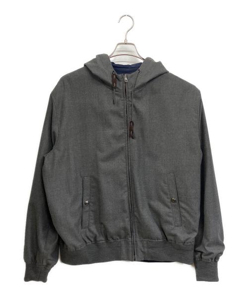 RALPH LAUREN Purple Label（ラルフ ローレン パープル レーベル）RALPH LAUREN Purple Label (ラルフ ローレン パープル レーベル) リバーシブルジップアップジャケット グレー×ネイビー サイズ:XLの古着・服飾アイテム