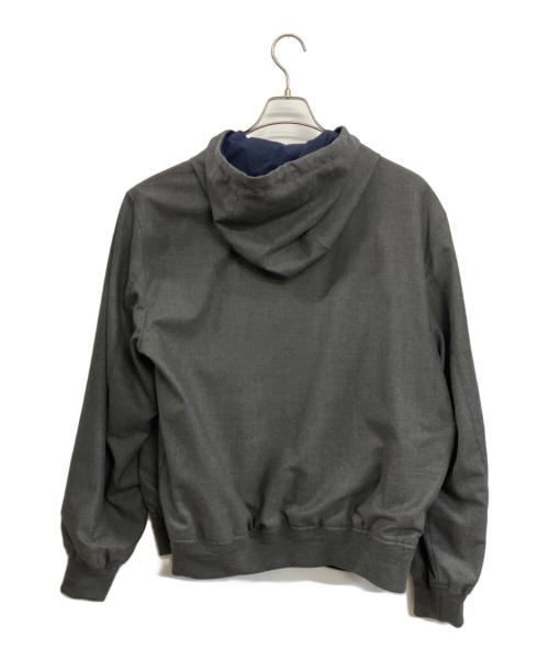 RALPH LAUREN Purple Label（ラルフ ローレン パープル レーベル）RALPH LAUREN Purple Label (ラルフ ローレン パープル レーベル) リバーシブルジップアップジャケット グレー×ネイビー サイズ:XLの古着・服飾アイテム