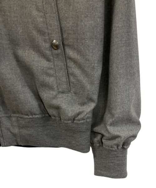 RALPH LAUREN Purple Label（ラルフ ローレン パープル レーベル）RALPH LAUREN Purple Label (ラルフ ローレン パープル レーベル) リバーシブルジップアップジャケット グレー×ネイビー サイズ:XLの古着・服飾アイテム