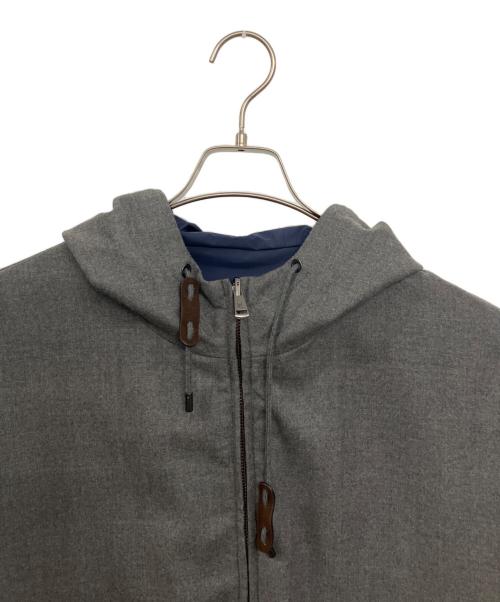 RALPH LAUREN Purple Label（ラルフ ローレン パープル レーベル）RALPH LAUREN Purple Label (ラルフ ローレン パープル レーベル) リバーシブルジップアップジャケット グレー×ネイビー サイズ:XLの古着・服飾アイテム