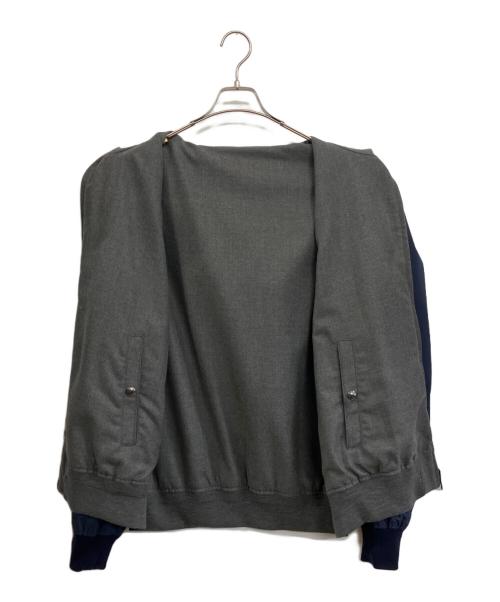 RALPH LAUREN Purple Label（ラルフ ローレン パープル レーベル）RALPH LAUREN Purple Label (ラルフ ローレン パープル レーベル) リバーシブルジップアップジャケット グレー×ネイビー サイズ:XLの古着・服飾アイテム