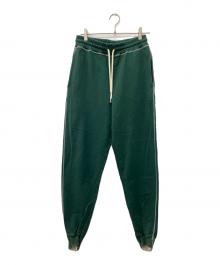 J.W.ANDERSON（ジェイダブリューアンダーソン）の古着「TAPERED TRACK PANTS」｜グリーン