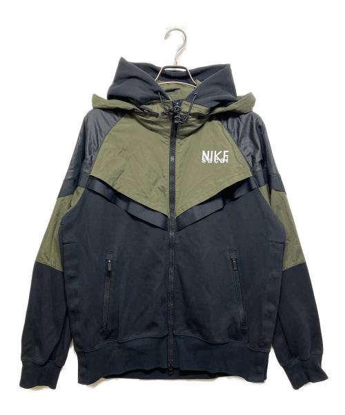 sacai（サカイ）sacai (サカイ) NIKE (ナイキ) Full Zip Parker オリーブ サイズ:XLの古着・服飾アイテム