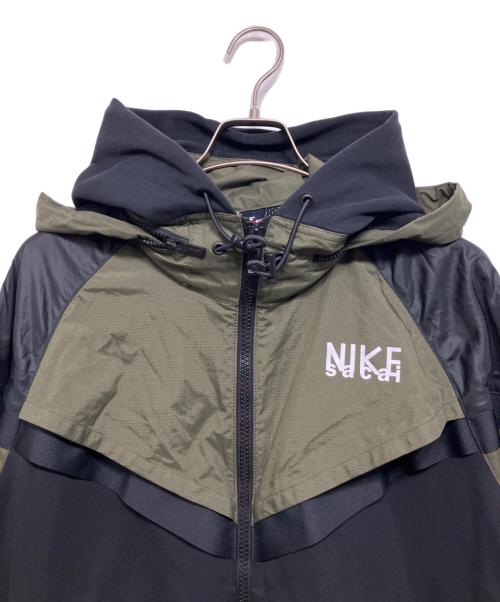 sacai（サカイ）sacai (サカイ) NIKE (ナイキ) Full Zip Parker オリーブ サイズ:XLの古着・服飾アイテム