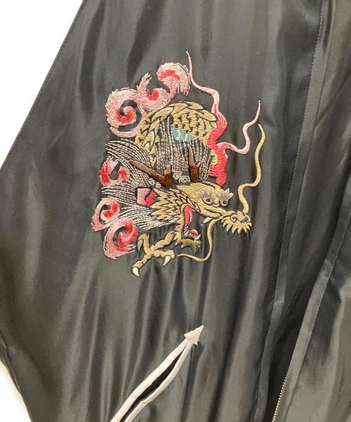 BEAMS（ビームス）BEAMS (ビームス) TAILOR TOYO (テーラー東洋) アセテートスカジャン ブラック サイズ:Lの古着・服飾アイテム