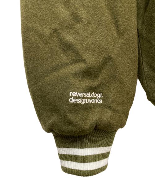 reversal（リバーサル）reversal (リバーサル) スタジャン オリーブ サイズ:Lの古着・服飾アイテム
