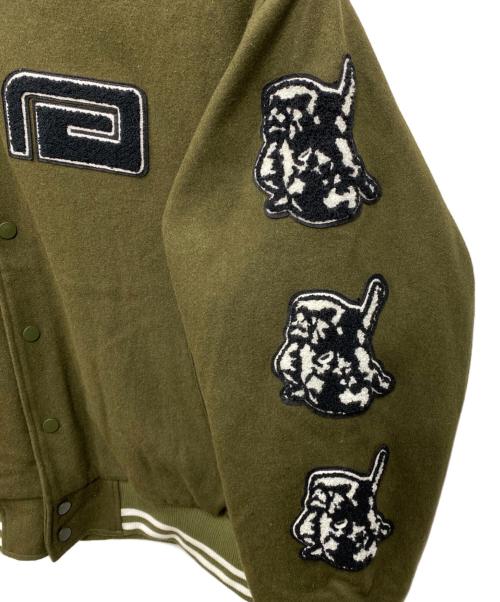 reversal（リバーサル）reversal (リバーサル) スタジャン オリーブ サイズ:Lの古着・服飾アイテム