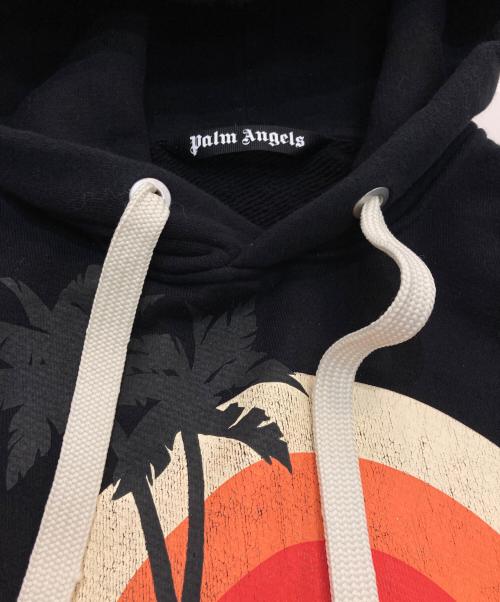 Palm Angels（パーム エンジェルス）Palm Angels (パーム エンジェルス) Sunset sweatshirt ブラック サイズ:Mの古着・服飾アイテム