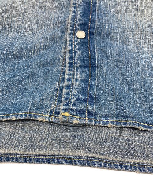 REMI RELIEF（レミレリーフ）REMI RELIEF (レミレリーフ) デニムウエスタンシャツ インディゴ サイズ:SIZE Mの古着・服飾アイテム