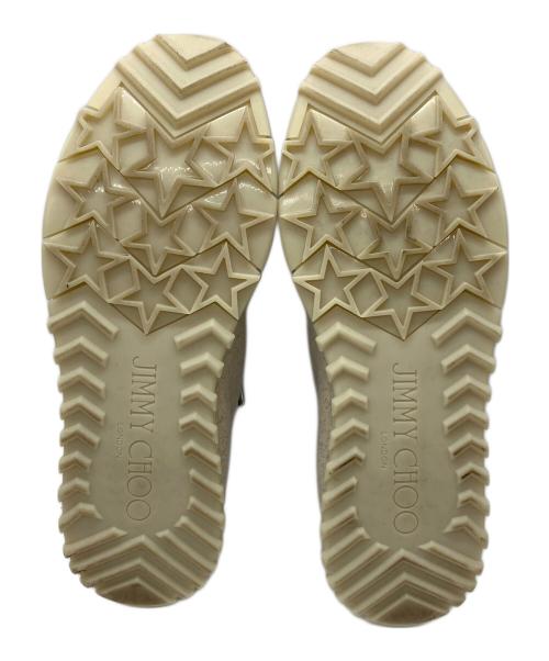 JIMMY CHOO（ジミーチュウ）JIMMY CHOO (ジミーチュウ) スニーカー ベージュ サイズ:36の古着・服飾アイテム