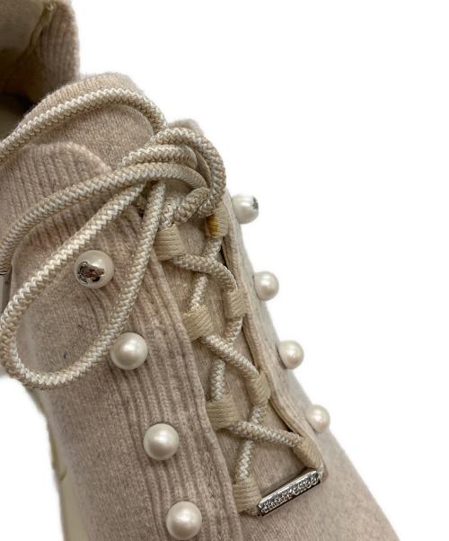JIMMY CHOO（ジミーチュウ）JIMMY CHOO (ジミーチュウ) スニーカー ベージュ サイズ:36の古着・服飾アイテム