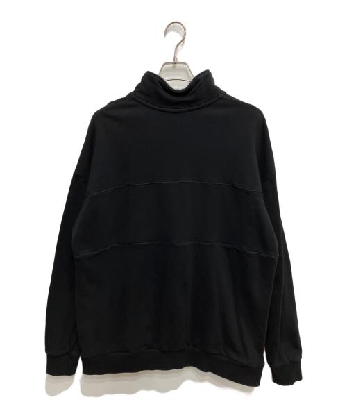 FRED PERRY（フレッドペリー）FRED PERRY (フレッドペリー) ハーフジップスウェット ブラック サイズ:Lの古着・服飾アイテム