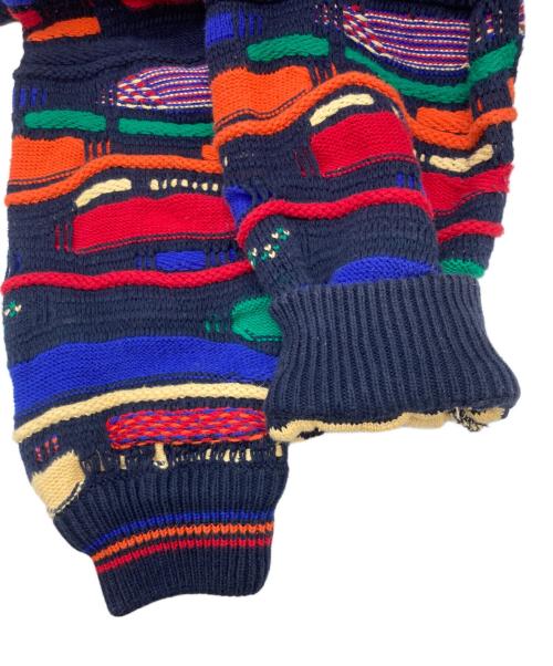 CROFT&BARROW（クロフトアンドバロー）CROFT&BARROW (クロフトアンドバロー) 3Dニット マルチカラー サイズ:SIZE Lの古着・服飾アイテム