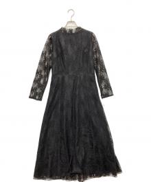 Kaene（カエン）の古着「オールレースメロウワンピース」｜ブラック