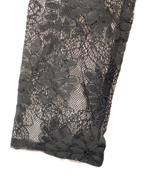 Kaene（カエン）Kaene (カエン) オールレースメロウワンピース ブラック サイズ:40 未使用品の古着・服飾アイテム