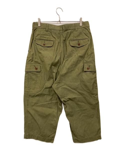 COMME des GARCONS JUNYA WATANABE MAN（コム デ ギャルソン ジュンヤ ワタナベ マン）COMME des GARCONS JUNYA WATANABE MAN (コム デ ギャルソン ジュンヤ ワタナベ マン) バックサテンカーゴパンツ カーキ サイズ:SIZE Mの古着・服飾アイテム