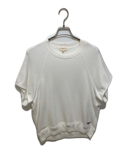 BLAMINK（ブラミンク）BLAMINK (ブラミンク) 吊り裏毛 ロゴショートスリーブ トップス ホワイト サイズ:SIZE 1の古着・服飾アイテム