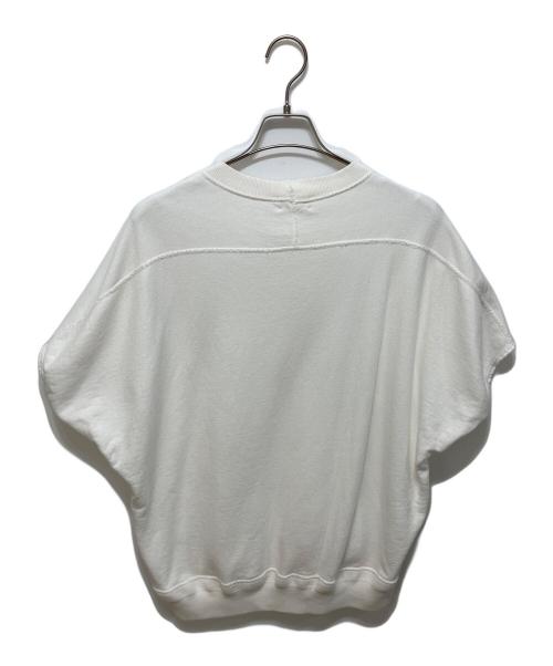 BLAMINK（ブラミンク）BLAMINK (ブラミンク) 吊り裏毛 ロゴショートスリーブ トップス ホワイト サイズ:SIZE 1の古着・服飾アイテム