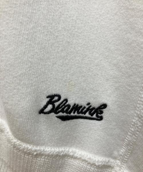 BLAMINK（ブラミンク）BLAMINK (ブラミンク) 吊り裏毛 ロゴショートスリーブ トップス ホワイト サイズ:SIZE 1の古着・服飾アイテム