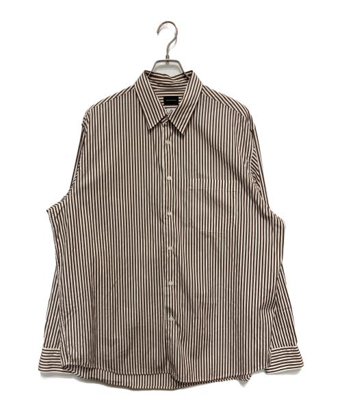 green label relaxing（グリーンレーベルリラクシング）green label relaxing (グリーンレーベルリラクシング) トーマスメイソン ジャストルーズ レギュラーシャツ ブラウン サイズ:XLの古着・服飾アイテム
