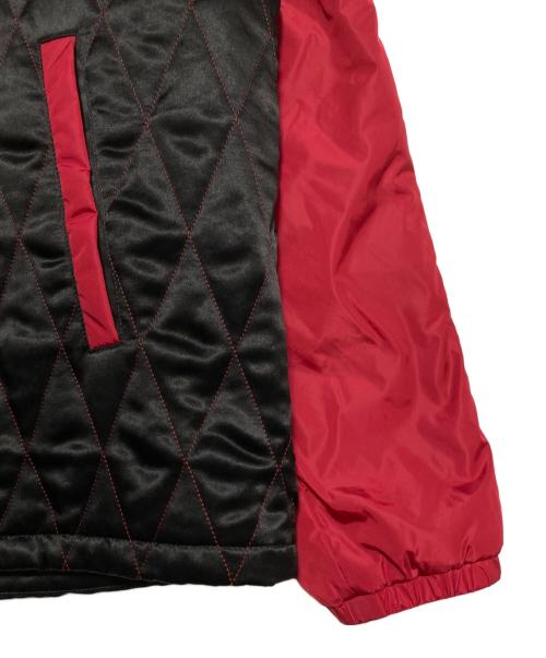 GUCCI（グッチ）GUCCI (グッチ) キルティングアセテートジャケット ブラック×レッド サイズ:46の古着・服飾アイテム
