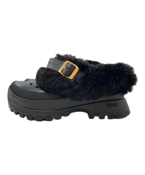 STELLA McCARTNEY（ステラマッカートニー）STELLA McCARTNEY (ステラマッカートニー) エコファークロッグサボ サンダル ブラック サイズ:35の古着・服飾アイテム