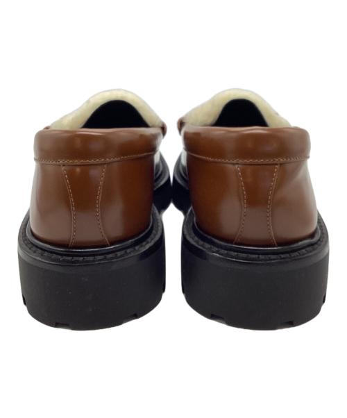 CELINE（セリーヌ）CELINE (セリーヌ) トリオンフ リング付タッセルローファー ブラウン サイズ:36の古着・服飾アイテム