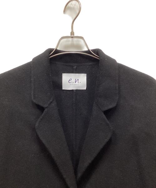 evernavy（エバーネイビー）evernavy (エバーネイビー) リバーロングコクーンコート ブラック サイズ:Mの古着・服飾アイテム