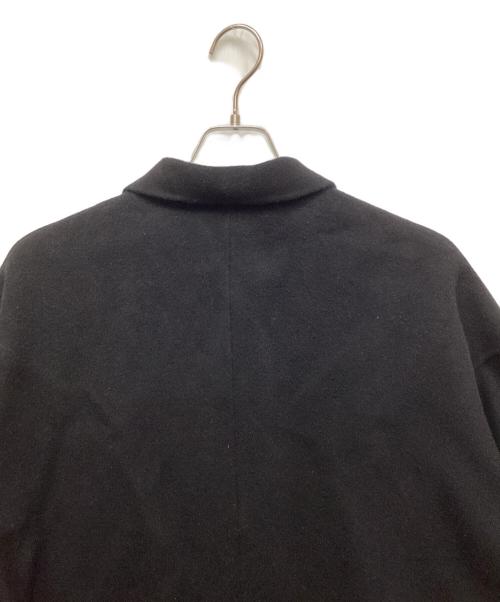 evernavy（エバーネイビー）evernavy (エバーネイビー) リバーロングコクーンコート ブラック サイズ:Mの古着・服飾アイテム