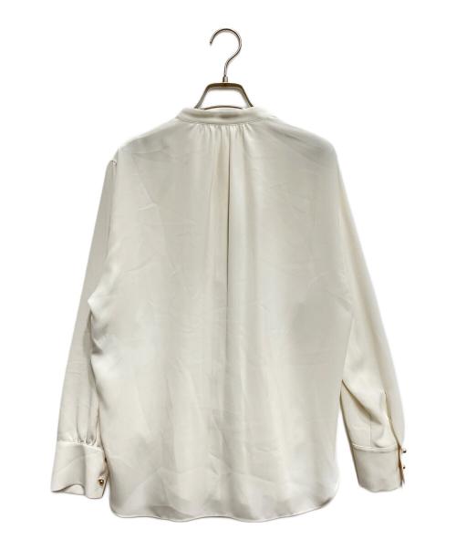 BEIGE（ベイジ）BEIGE (ベイジ) STOW / バンドカラーブラウス アイボリー サイズ:4の古着・服飾アイテム