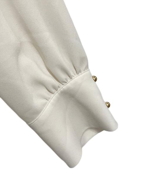 BEIGE（ベイジ）BEIGE (ベイジ) STOW / バンドカラーブラウス アイボリー サイズ:4の古着・服飾アイテム