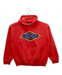 THRASHER（スラッシャー）の古着「プルオーバーパーカー」｜レッド