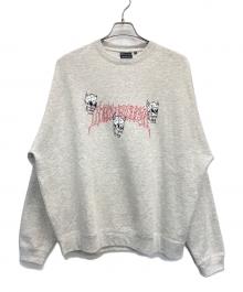 THRASHER（スラッシャー）の古着「クルーネックスウェット」｜グレー