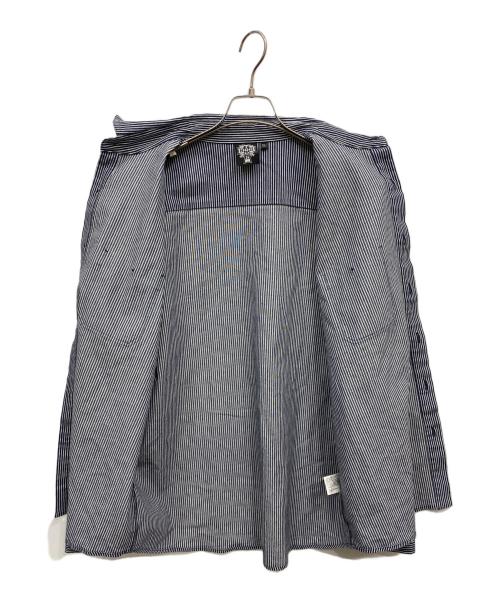 DOG TOWN（ドッグ タウン）DOG TOWN (ドッグ タウン) ワークシャツ ネイビー×ホワイト サイズ:XLの古着・服飾アイテム