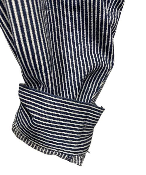 DOG TOWN（ドッグ タウン）DOG TOWN (ドッグ タウン) ワークシャツ ネイビー×ホワイト サイズ:XLの古着・服飾アイテム