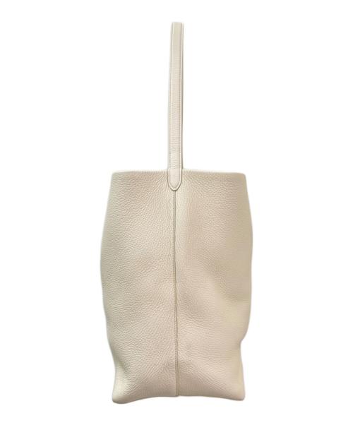 THE ROW（ザ ロウ）THE ROW (ザ ロウ) LARGE N/S PARK TOTE アイボリー サイズ:ラージの古着・服飾アイテム