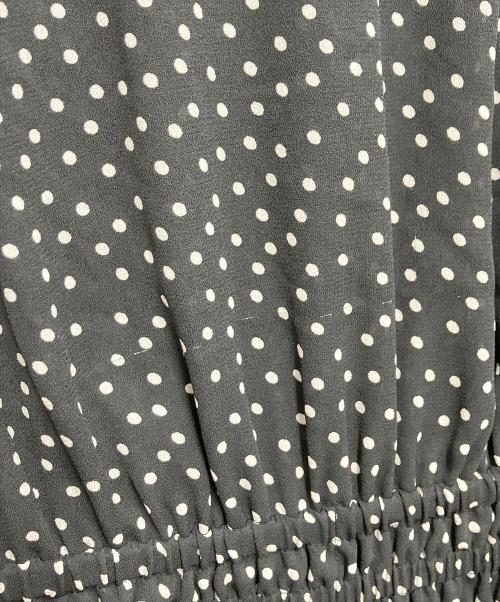 ANAYI（アナイ）ANAYI (アナイ) ドット柄ボウタイワンピース ブラック サイズ:38の古着・服飾アイテム