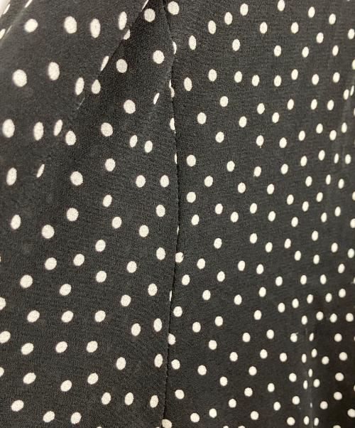 ANAYI（アナイ）ANAYI (アナイ) ドット柄ボウタイワンピース ブラック サイズ:38の古着・服飾アイテム