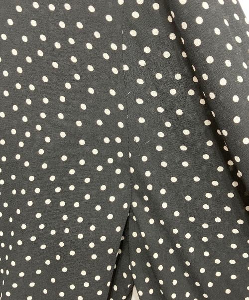 ANAYI（アナイ）ANAYI (アナイ) ドット柄ボウタイワンピース ブラック サイズ:38の古着・服飾アイテム