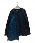 s'yteサイト）の古着「切替カットソー」｜ブラック