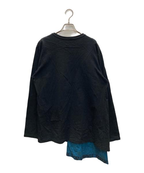 s'yte（サイト）s'yte (サイト) 切替カットソー ブラック サイズ:3の古着・服飾アイテム