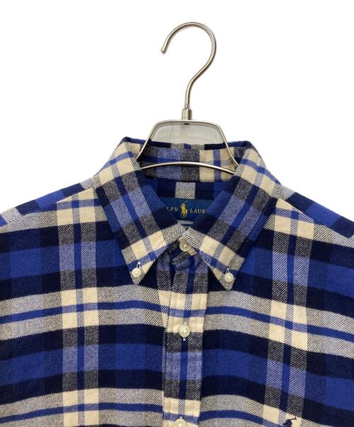 RALPH LAUREN（ラルフローレン）RALPH LAUREN (ラルフローレン) チェックネルシャツ ネイビー サイズ:Sの古着・服飾アイテム