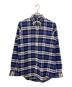RALPH LAUREN（ラルフローレン）の古着「チェックネルシャツ」｜ネイビー
