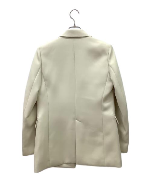 Adam et Rope（アダム エ ロペ）Adam et Rope (アダム エ ロペ) シェイプフォルムシングルジャケット アイボリー サイズ:38の古着・服飾アイテム