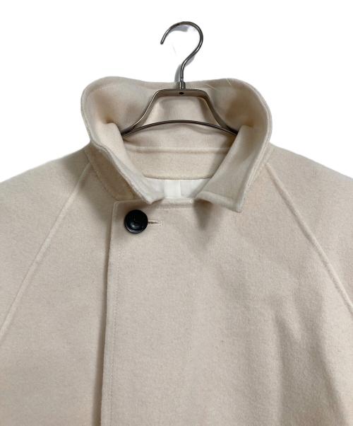 Enchainement（アンシェヌマン）Enchainement (アンシェヌマン) Double Faced Wool Long Coat  ダブル フェイス　ウール ロング コート　ロングコート　ウールコート　アウター アイボリー サイズ:FREEの古着・服飾アイテム