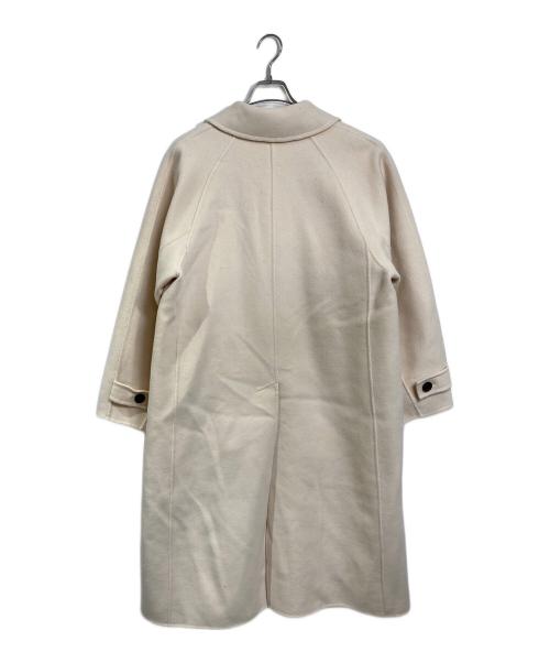 Enchainement（アンシェヌマン）Enchainement (アンシェヌマン) Double Faced Wool Long Coat  ダブル フェイス　ウール ロング コート　ロングコート　ウールコート　アウター アイボリー サイズ:FREEの古着・服飾アイテム